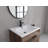 Warsan 24 " W Freestanding Standard Free Standing 1 Single Vanity Bathroom Vanity With Resin Top