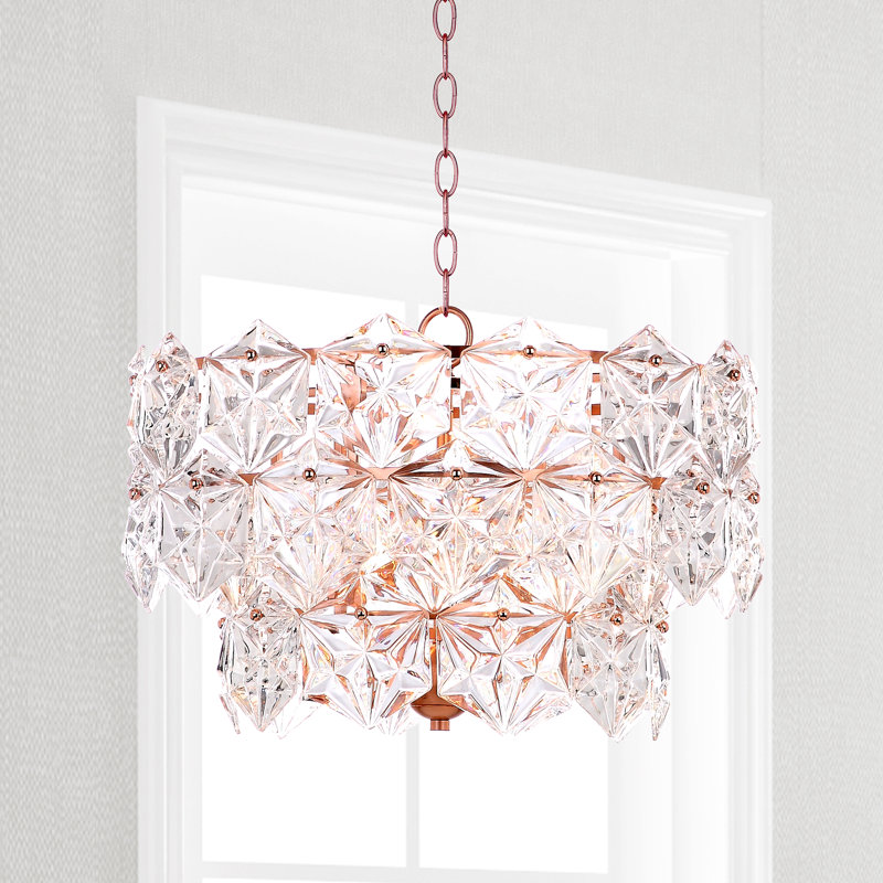 Thatcham 4 - Light Dimmable Tiered Chandelier