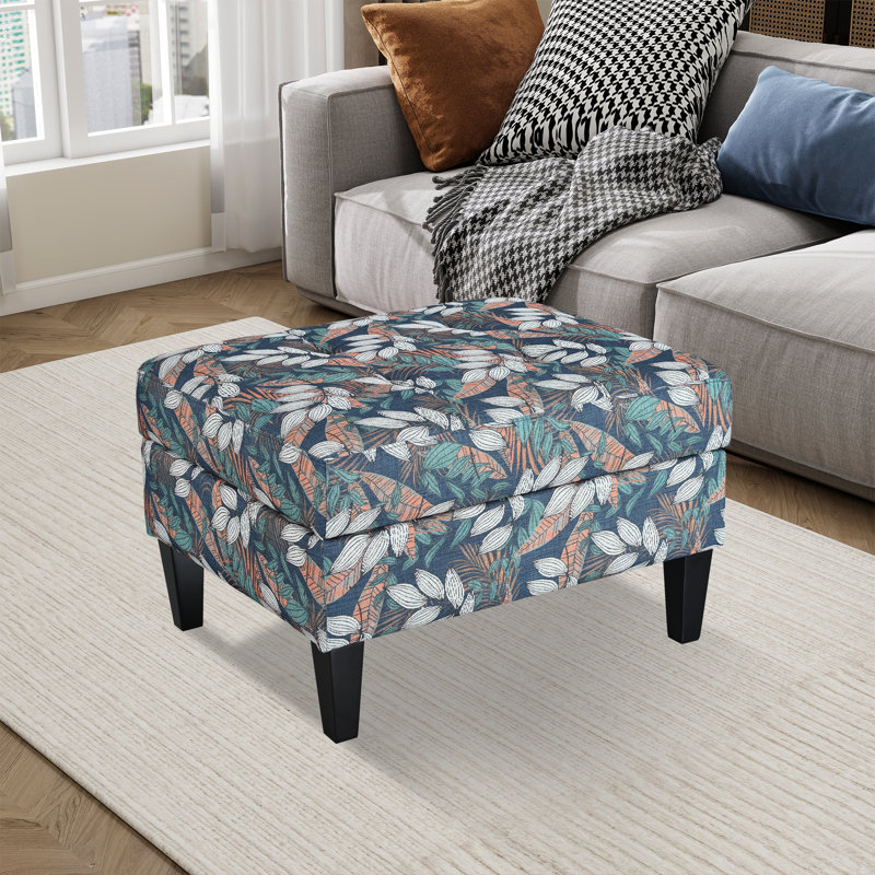 Rectangular Storage Upholstered Ottoman