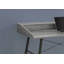 Bureau d'ordinateur, bureau personnel, ordinateur portable, tablettes de rangement, L 48 po, travail, métal stratifié gris, contemporain, moderne-931967403