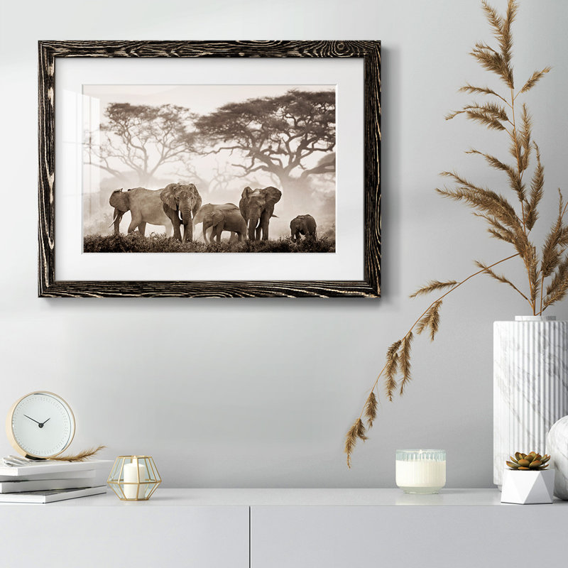 Parc national Amboseli, H 18 po x l 26 po x P 1,5 po, Noir