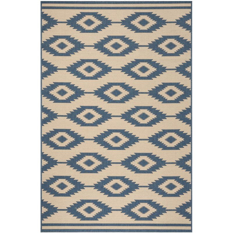 Lollar Southwestern Indoor/Outdoor Area Rug, Rectangle 8' x 10'