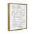 Gold Floater Frame