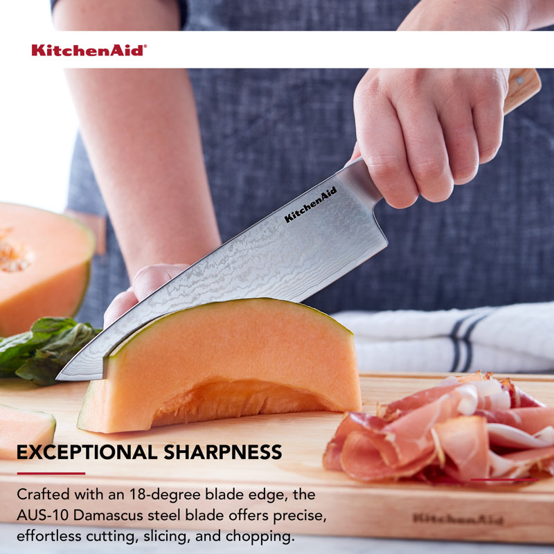 Kitchenaid Premium Damascus Chef Knife, 8 Inch