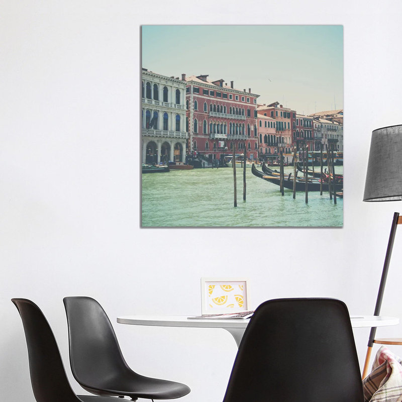 Looking Along The Grand Canal by Laura Evans - Gallery-Wrapped Canvas Giclée on Canvas, Wrapped Canvas