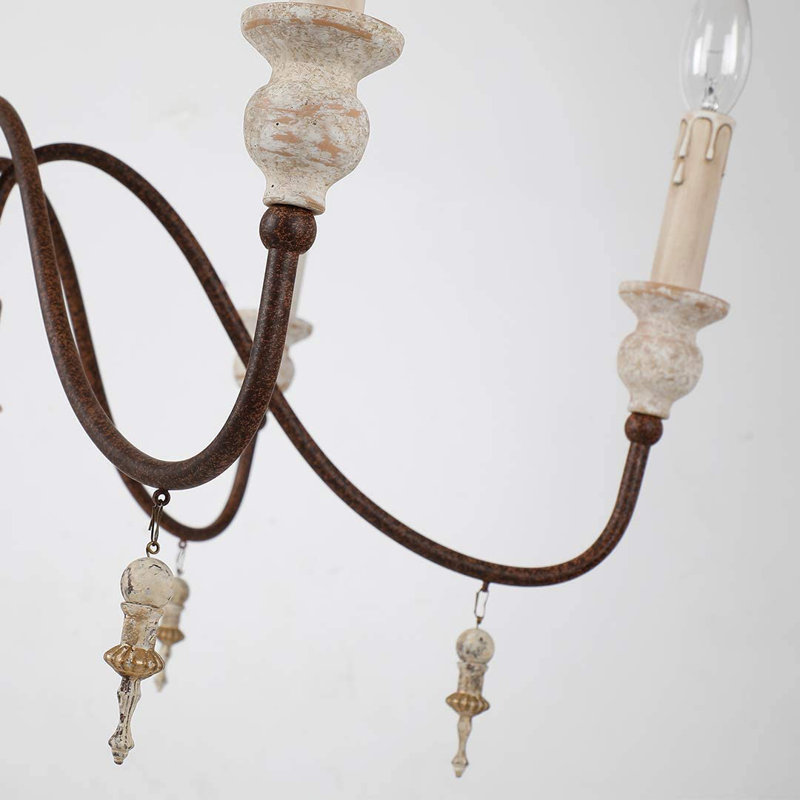 Sisler 6 - Light Dimmable Chandelier