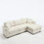 Modern L-Shaped Storage Sofa With USB Ports, Side Pockets, And Ottoman Bench For Spacious Comfort And Smart Organization.-2002147433