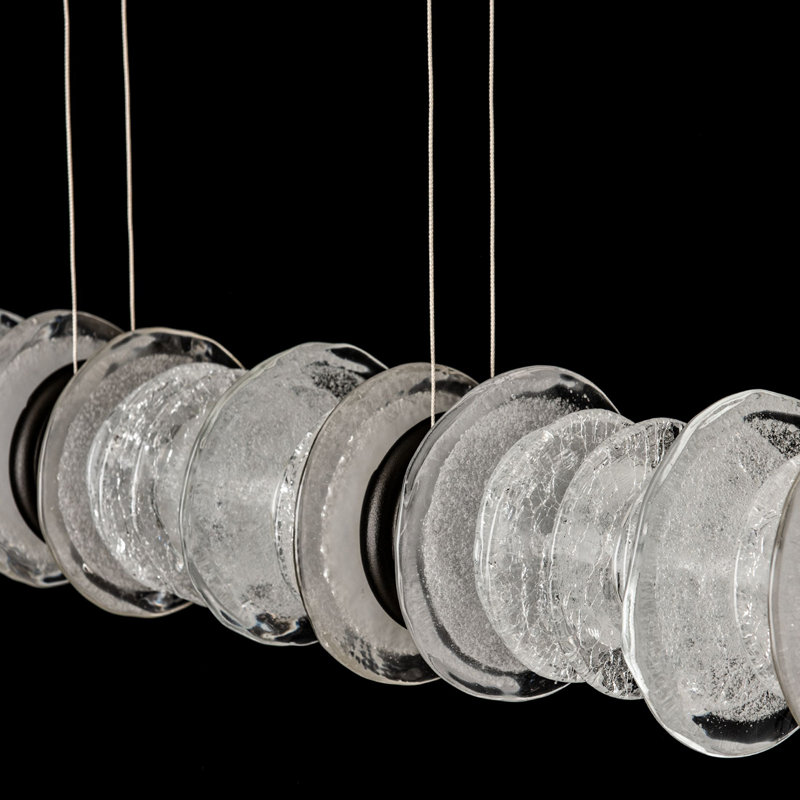 Cairn Linear LED Pendant - White, Oil Rubbed Bronze