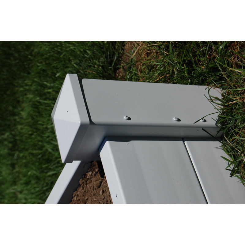 Lonara Plastic Rectangular Raised Garden Bed, 11" H x 48" W x 45" D