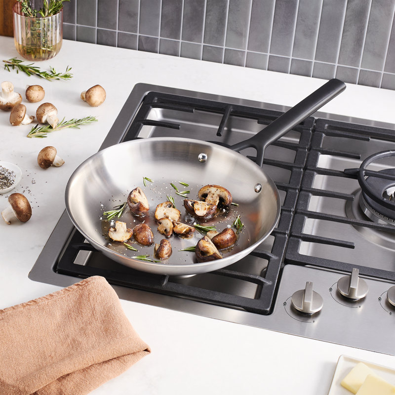 ZWILLING Milano Stainless Steel 12-Inch Stainless Steel Fry Pan, 10"