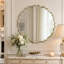 Goyette Scalloped Metal Wall Mirror