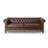 Anduin 3-Seater Upholstered Chesterfield Sofa with Wooden Legs-1233744610