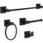 Ensemble de quincaillerie de salle de bain 4 pièces avec porte-serviettes porte-serviette et porte-serviettes en acier inoxydable de 17 po -111990487