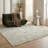 Rug Branch Riva 5' x 8' (5'3" x 7'7") Green/Beige Abstract Indoor Area Rug, Contemporary, Medium Pile, Stain-Resistant Carpet - Living Room, Bedroom, Dining Room, and Kitchen-1413064096
