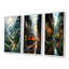 Ensemble de salon luxueux et relaxant en train - fabrique d'art mural de 4-1107200616-1107200614