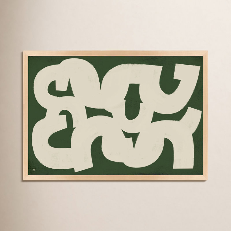Rhythm Painting by StudioM, Maple Framed, 35" H x 50" W