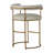 Mack 23.5" Counter Height Stool - White