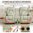 3-Seater Reclining Sofa With Flip-Down Console, Cup Holders, Charging Ports, Storage Drawer & Bluetooth Speakers-1836576668