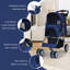 Besaw Collapsible Pet Vehicle Travel Carrier-2022223542