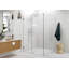 Illume 55 in. x 45.5 in. x 78 in. 90-degree Fully Frameless Wall Hinged Glass Shower Enclosure-1535351943