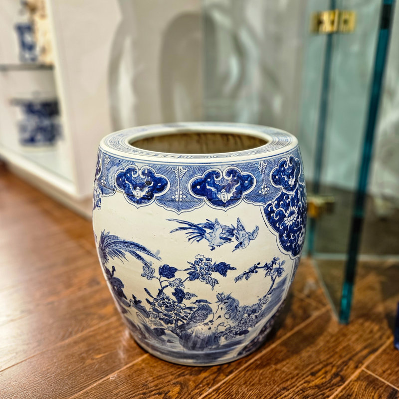Round Ceramic Planter
