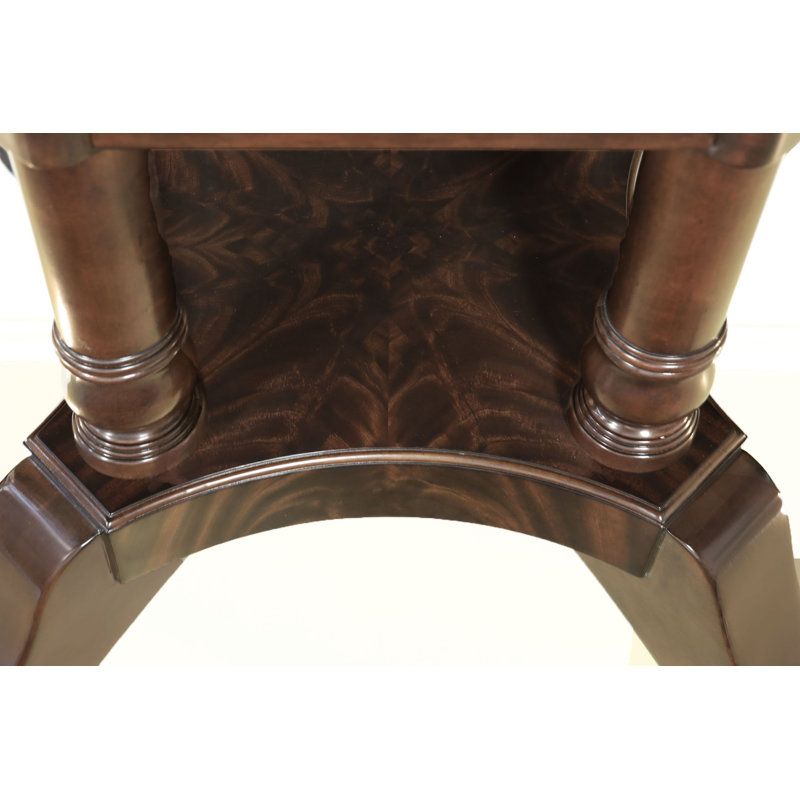 Oval Mahogany Wood Dining Table