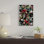 «Floral and Birds IX» par Burcu Korkmazyurek, impression sur toile tendue