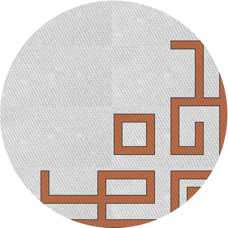 Indoor Rug, Round 3'