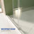 Adjustable 56-60 Inch Wide Frameless Sliding Shower Door With 8Mm Thick Tempered Glass And Easy Clean Coating