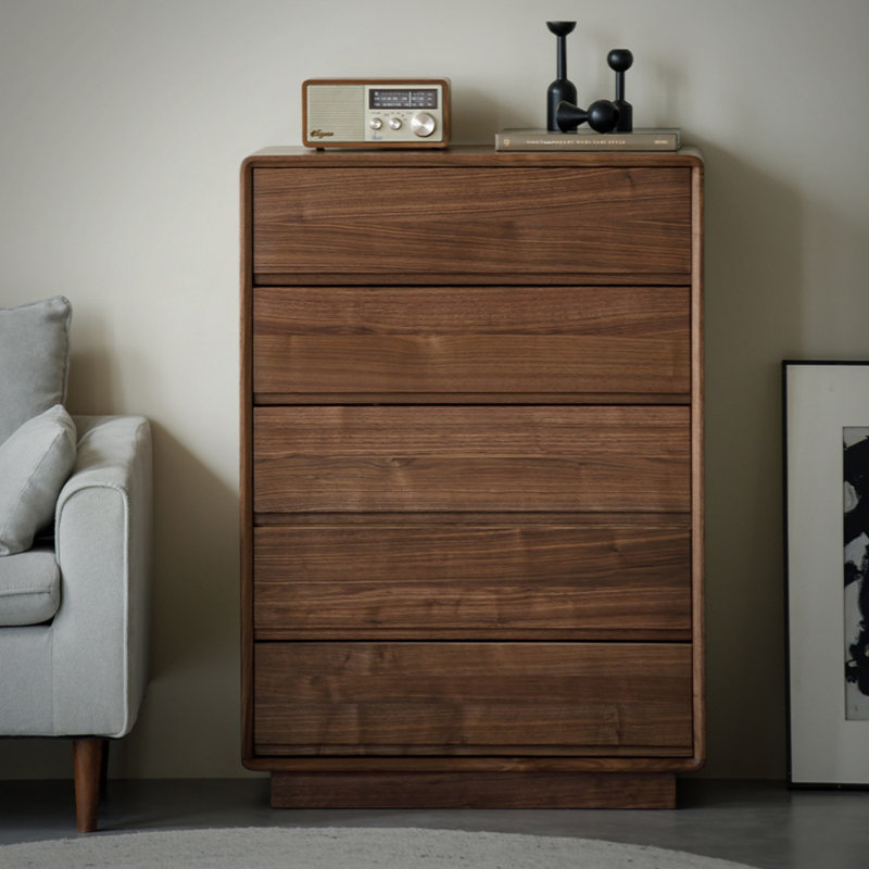 Commode d'appoint en bois massif Montisha