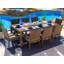 Ensemble de patio 18 pièces en rotin avec coussins Centralmont-2117444977-2120025177