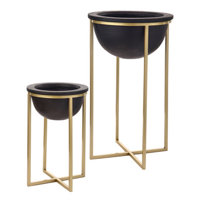 Mgo Metal Bowl Planter 18-26"