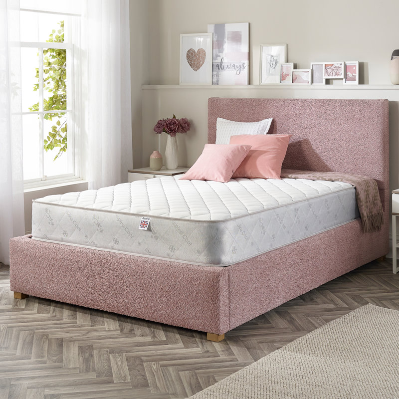 Dual Layer 600 Hybrid Mattress with Breathable Cooling Fabric, Single (3')
