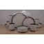 Waterside 16pc Hand Brush Stoneware Dinner Set