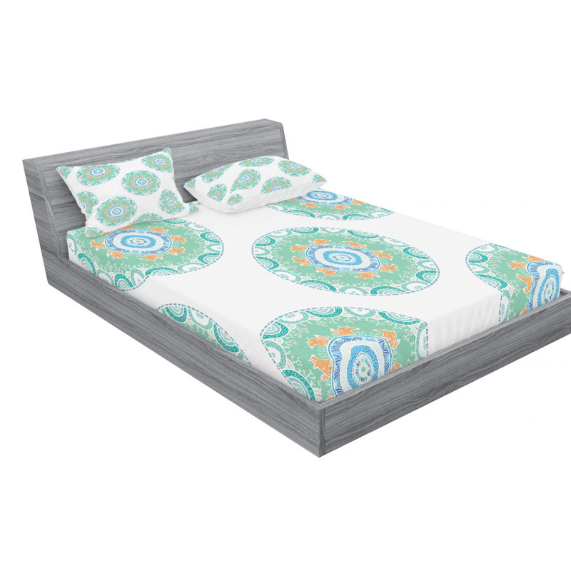 Microfiber Sheet Set, Queen Sheet Set with Fitted Sheet
