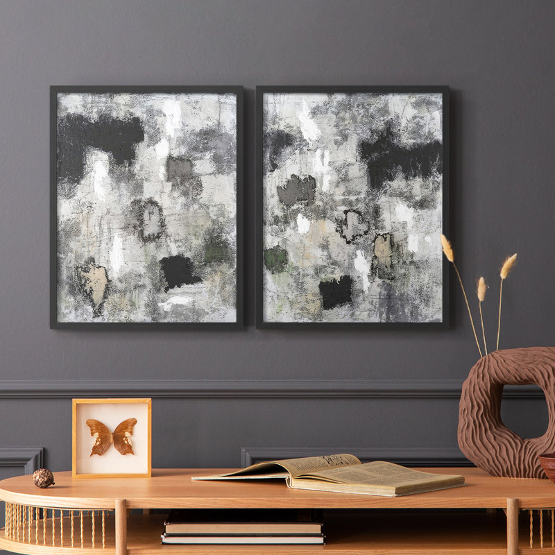 Carbon Based I-Premium Framed Print -Ready to Hang - No Nails Required - No Nails Required, Black, 11" H x 18" W