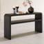 Console de style nordique moderne et élégante noire-1167382006
