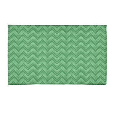 Chenille Chevron Indoor Rug