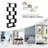  2 PCS 75” H x 31.5” H 6-Tier S-Shaped Geometric Bookcase-158274796