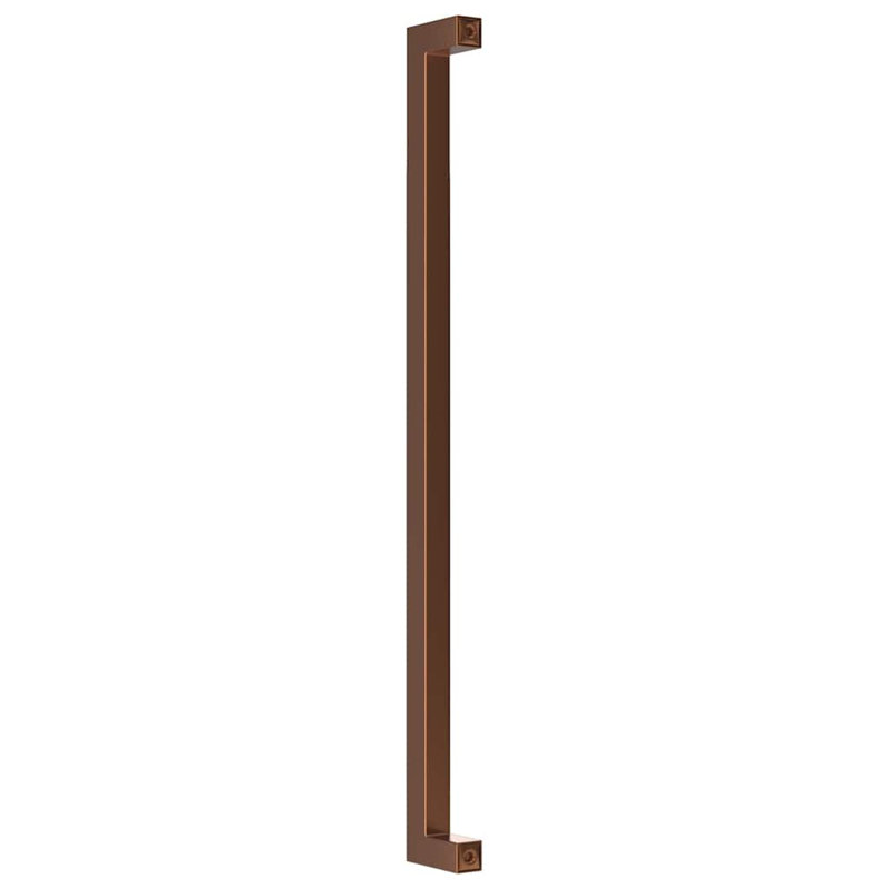 Acier inoxydable avec poignées d'armoire vidaXL, Bronze, 8,8 po