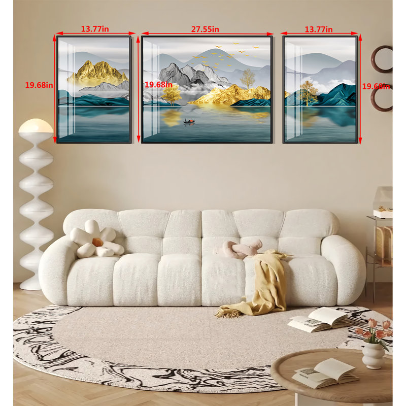 On Aluminum Alloy, 27.55" H x 19.68" W x 1.18" D