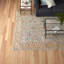 Tapis oriental tissé à la main beige / bleu clair / orange Gloucester-814236452