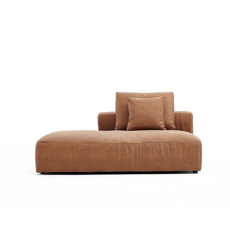 Canapé 71 po avec système de confort à 5 couches, imperméable et lavable à la machine, pour le salon et le bureau, brun, Brun