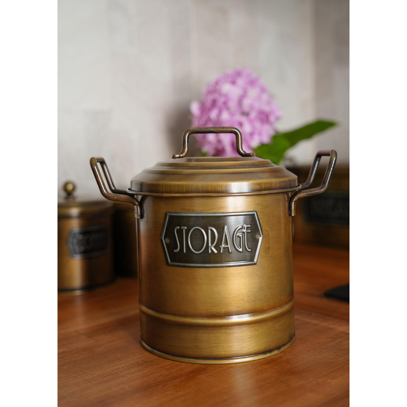 Firat Food Storage Container, Gold
