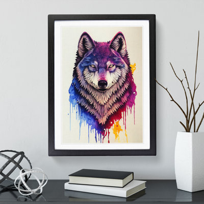 Painted Wolf No.5 - Wall Art