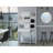 Della 90 Kitchen Pantry, 1 Drawer, Multiple Cabinets, 2 Open Shelves-90431110