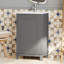 Meuble-lavabo moderne avec comptoir en céramique - Élégant et fonctionnel meuble-lavabo gris de 20 po, pratique-2087079029