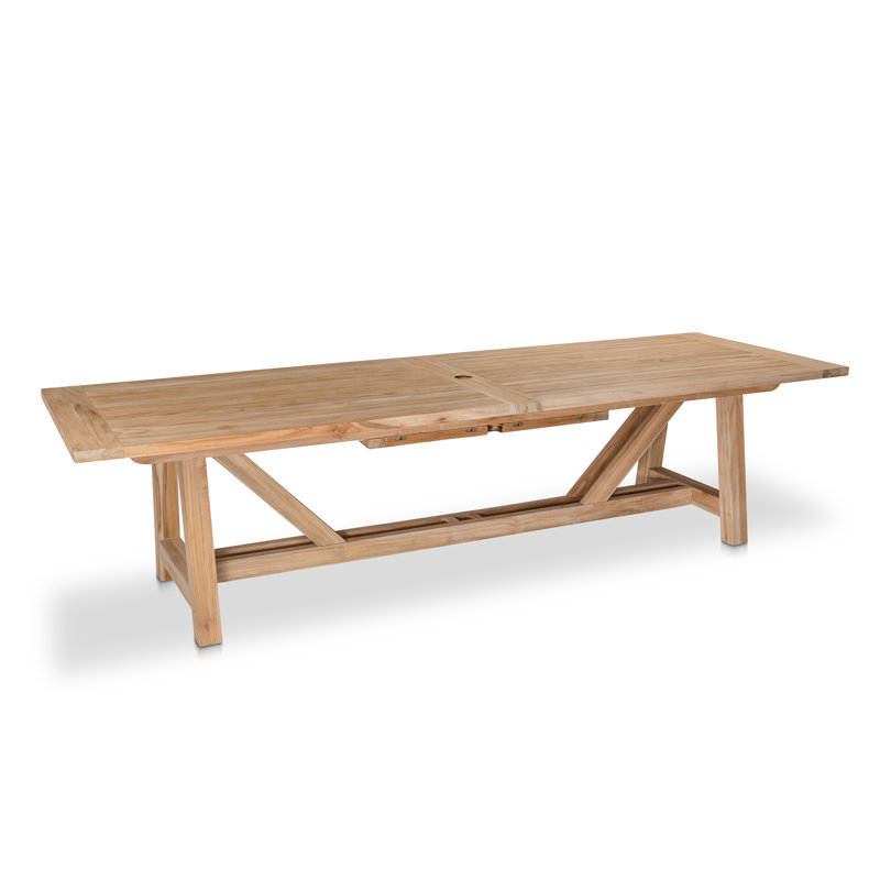Lakewood Outdoor 13 - Piece Teak Dining Set with Cushions