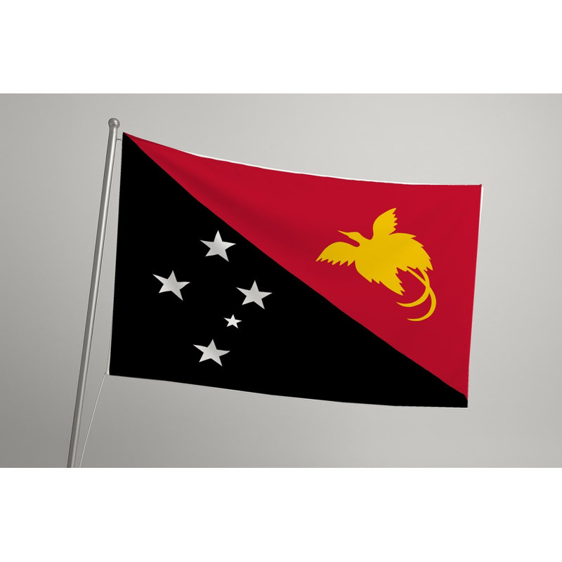 Drapeau de la Papouasie-Nouvelle-Guinée - drapeau extérieur, 24" H x 36" W