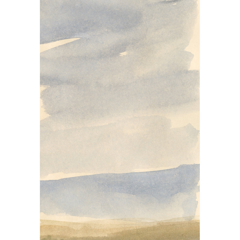 Simple Shoreline II - Wrapped Canvas Print, 30cm H x 20cm W x 3.8cm D